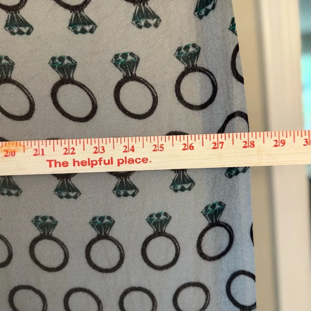 YARNZ Diamond Ring Pattern Cashmere Wool Oversized Scarf Wrap Grey Teal Brown